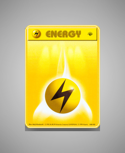 Collector’s Guide: Lightning Energy (Base Set #100)