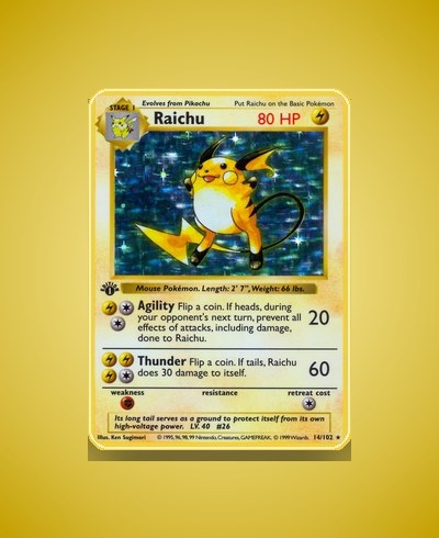 Collector’s Guide: Raichu (Base Set #14)