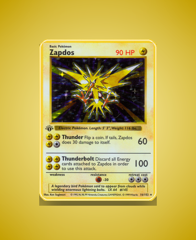 Collector’s Guide: Zapdos (Base Set #16)