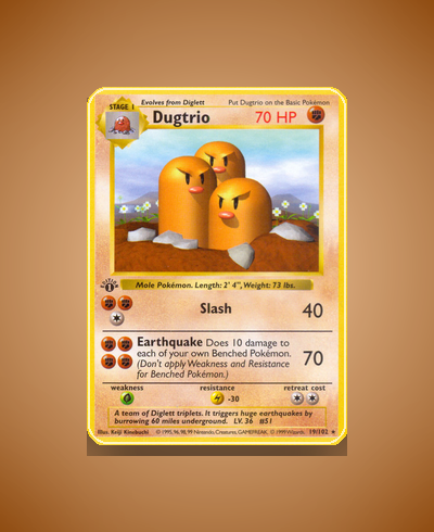 Collector’s Guide: Dugtrio (Base Set #19)