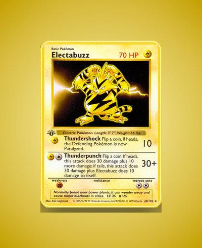 Collector’s Guide: Electabuzz (Base Set #20)