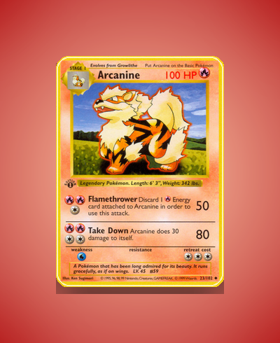 Collector’s Guide: Arcanine (Base Set #23)