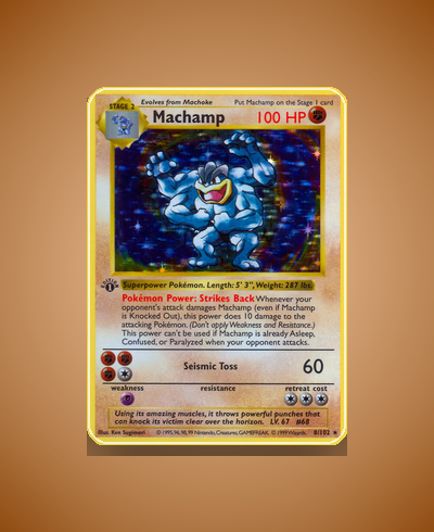 Collector’s Guide: Machamp (Base Set #8)