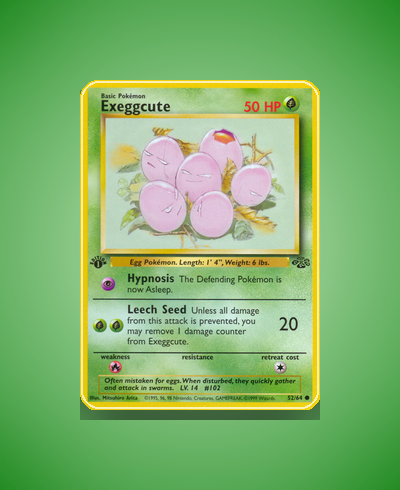 Collector’s Guide: Exeggcute (Jungle #52)