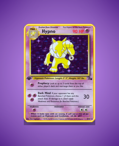 Collector’s Guide: Hypno (Fossil #8)