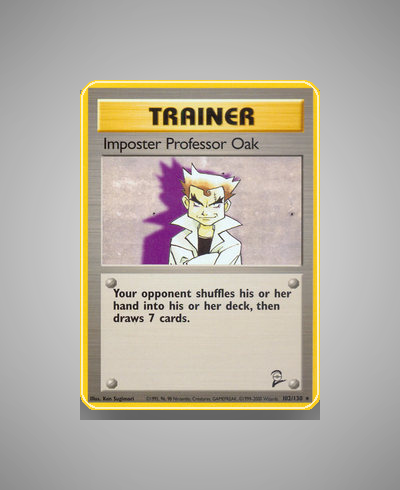 Collector’s Guide: Imposter Professor Oak (Base Set 2 #102)