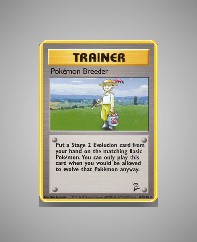 Collector’s Guide: Pokémon Breeder (Base Set 2 #105)