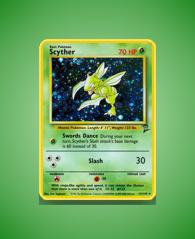 Collector’s Guide: Scyther (Base Set 2 #17)