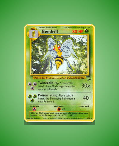 Collector’s Guide: Beedrill (Base Set 2 #21)