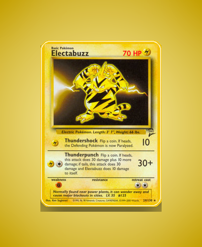 Collector’s Guide: Electabuzz (Base Set 2 #24)