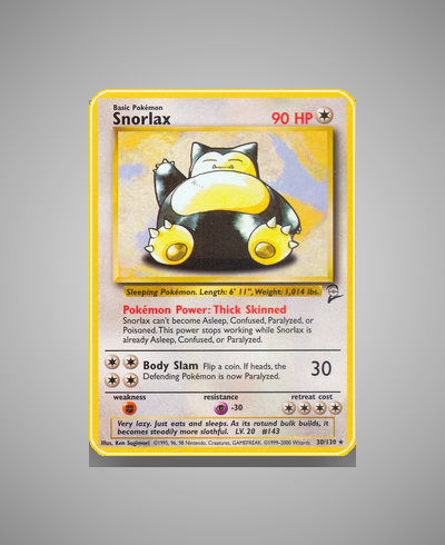 Collector’s Guide: Snorlax (Base Set 2 #30)