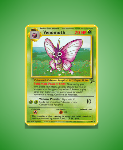 Collector’s Guide: Venomoth (Base Set 2 #31)