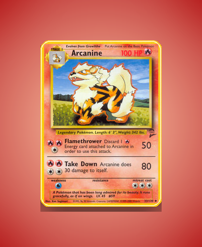 Collector’s Guide: Arcanine (Base Set 2 #33)