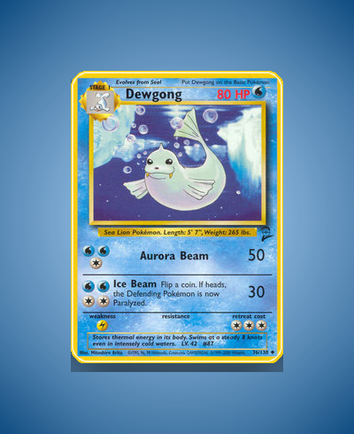 Collector’s Guide: Dewgong (Base Set 2 #36)