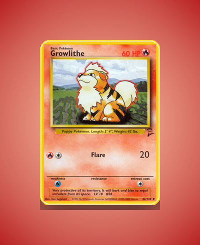 Collector’s Guide: Growlithe (Base Set 2 #42)