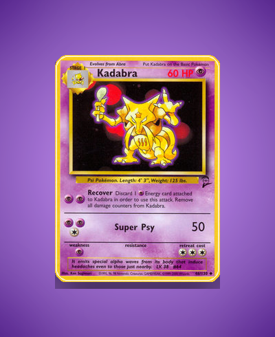 Collector’s Guide: Kadabra (Base Set 2 #46)