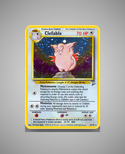 Collector’s Guide: Clefable (Base Set 2 #5)