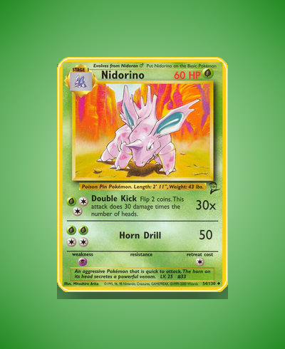 Collector’s Guide: Nidorino (Base Set 2 #54)