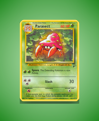 Collector’s Guide: Parasect (Base Set 2 #55)