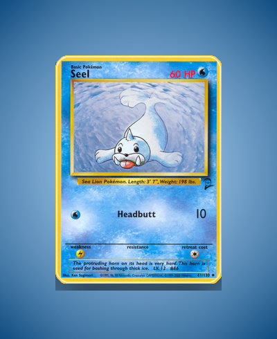Collector’s Guide: Seel (Base Set 2 #61)