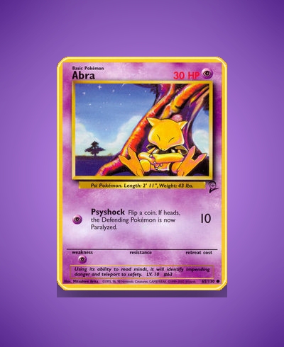 Collector’s Guide: Abra (Base Set 2 #65)