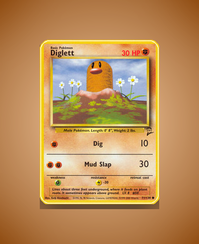 Collector’s Guide: Diglett (Base Set 2 #71)
