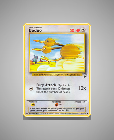 Collector’s Guide: Doduo (Base Set 2 #72)