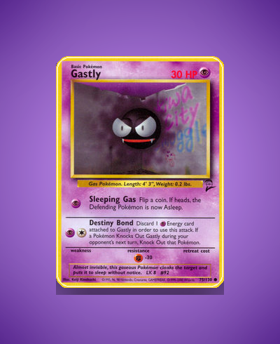 Collector’s Guide: Gastly (Base Set 2 #75)