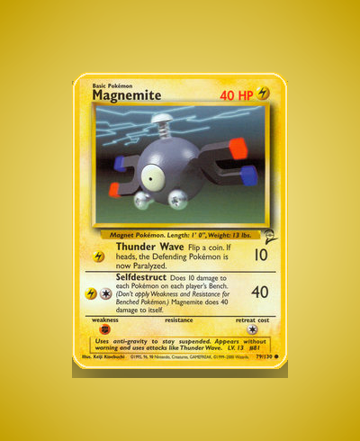 Collector’s Guide: Magnemite (Base Set 2 #79)