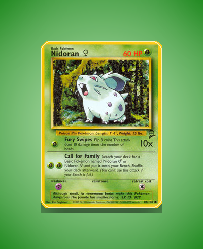 Collector’s Guide: Nidoran ♀ (Base Set 2 #82)