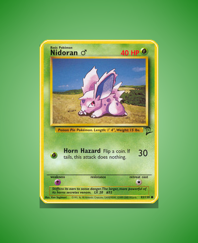 Collector’s Guide: Nidoran ♂ (Base Set 2 #83)