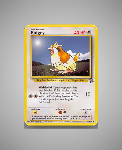 Collector’s Guide: Pidgey (Base Set 2 #86)