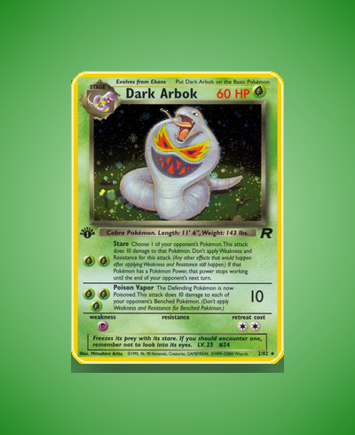 Collector’s Guide: Dark Arbok (Team Rocket #2)