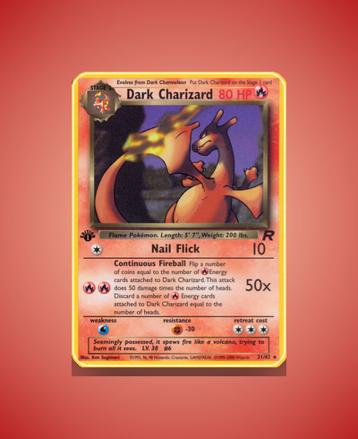 Collector’s Guide: Dark Charizard (Team Rocket #21)