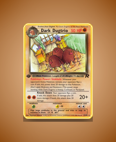 Collector’s Guide: Dark Dugtrio (Team Rocket #23)