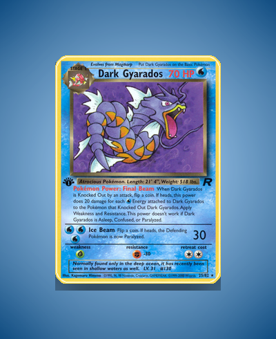 Collector’s Guide: Dark Gyarados (Team Rocket #25)