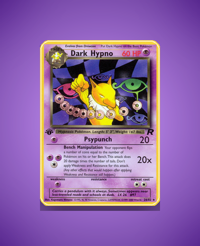 Collector’s Guide: Dark Hypno (Team Rocket #26)