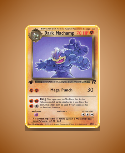Collector’s Guide: Dark Machamp (Team Rocket #27)