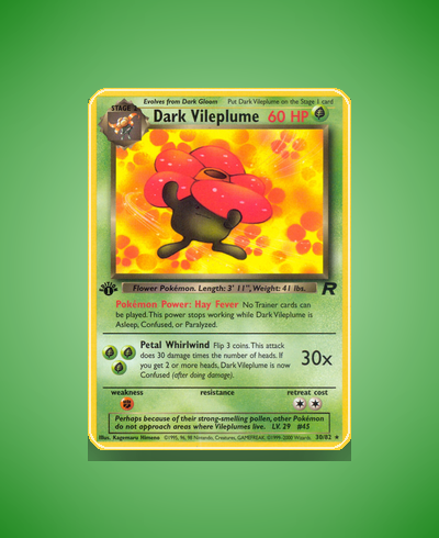 Collector’s Guide: Dark Vileplume (Team Rocket #30)