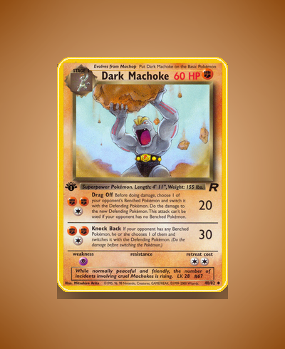 Collector’s Guide: Dark Machoke (Team Rocket #40)