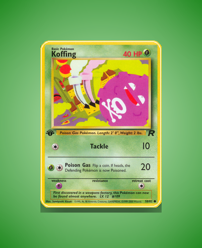 Collector’s Guide: Koffing (Team Rocket #58)