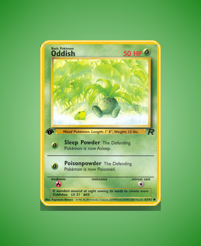 Collector’s Guide: Oddish (Team Rocket #63)