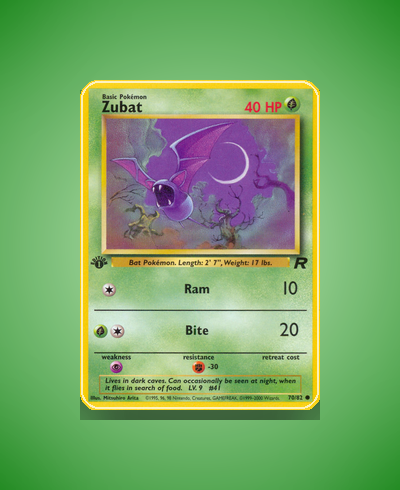 Collector’s Guide: Zubat (Team Rocket #70)