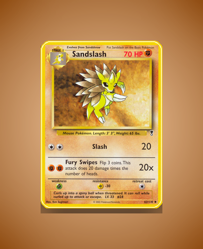 Collector’s Guide: Sandslash (Legendary Collection #62)