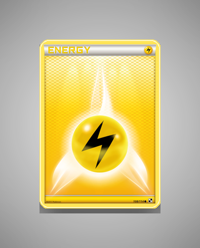 Lightning Energy (Black White) #108