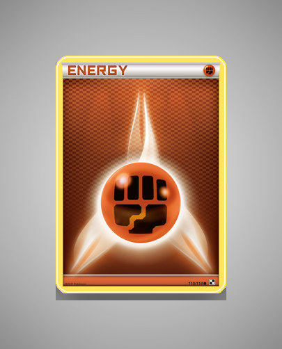 Fighting Energy (Black White) #110
