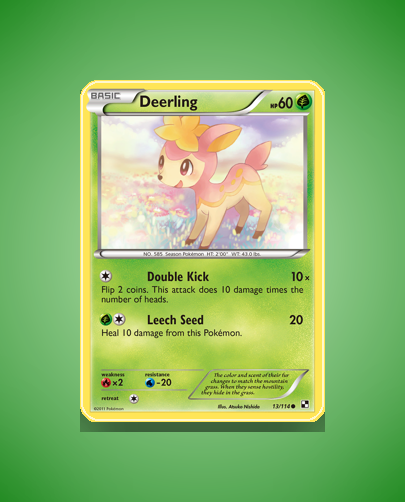 Deerling (Black White) #13