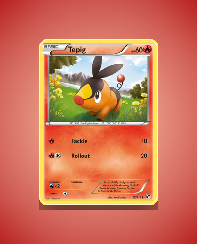 Tepig (Black White) #15