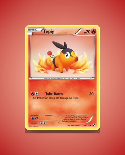 Tepig (Black White) #16