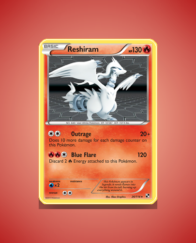 Reshiram (Black White) #26